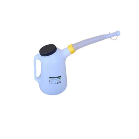 Målebeger med fleksibelt avløp 5L