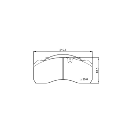 BREMSEKLOSSER 29095 SAF BPW/ MB Ate.1-3,SAF,IV.E-Car.-15