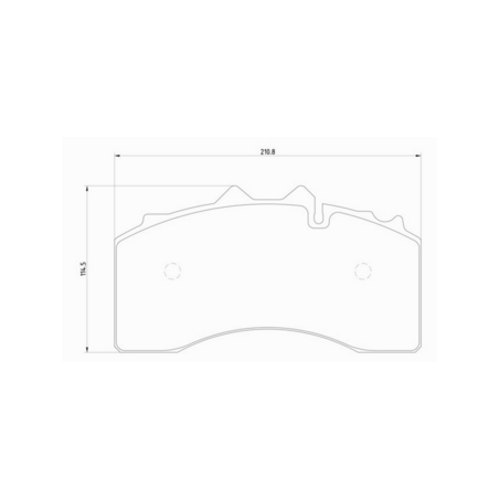 BREMSEKLOSSER 29228 BPW ECO PLUS 2,3