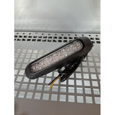 blitzlys 6xLED 133x36 gul flat, Blitzlys-sett
