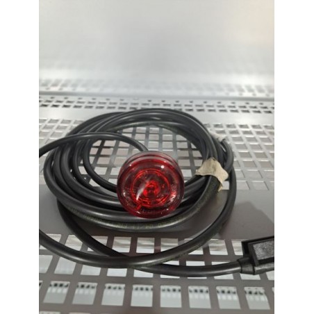 MONOPOINT 2 LED fi38x12 RØD 3,5 M KABEL ASPÖCK