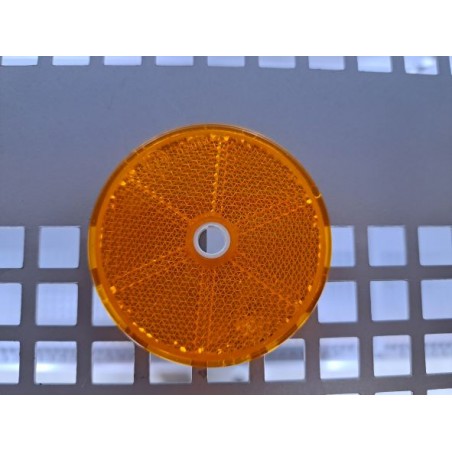 Refleks rund - gul - diameter 60mm