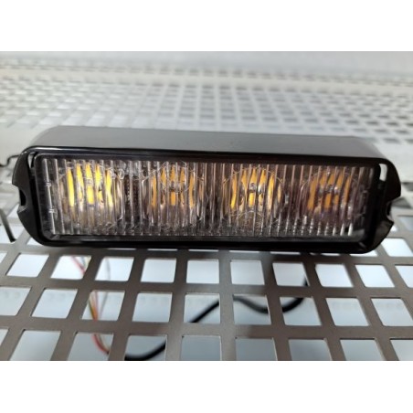 VARSELLYS LED X4 BLITZ Oransje 133x34