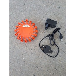 Oppladbar varsellampe 16 LED