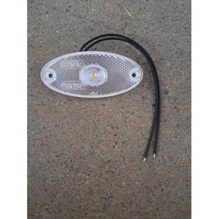 LED MARKERINGSLYS MED SKRUEFESTE -LED  102x44  MARKERINGSLYS MED SKRUEFESTE - hvit